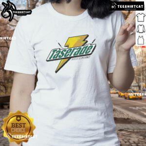 Nice Taserade Taste of Compliance ladies tee showcasing a stylish design perfect for casual wear and compliance enthusiasts.