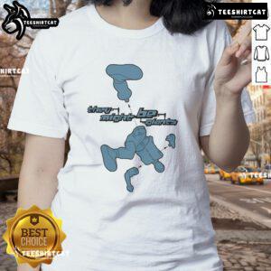 Alt Text: Nice They Might Be Giants Mink Car Ladies Tee featuring vibrant design and comfortable fit for fans of the band.