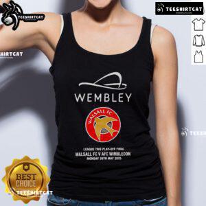 Stylish Nice Wembley Walsall Football Club tank top featuring team colors and logo, perfect for fans and summer wear.