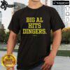 Official Big Al Hits Dingers T-Shirt featuring bold graphic design, perfect for baseball fans and casual wear.