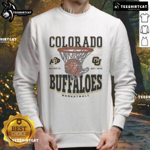 Official Colorado Buffaloes Game Time Sweatshirt featuring team logo and colors, perfect for fans on game day.