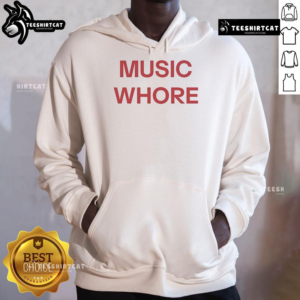 Official Divadelight777 Music Whore Hoodie featuring stylish design and vibrant colors for music lovers and fashion enthusiasts.