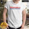 Official Hot Girls Love Hot Dogs T-Shirt featuring a stylish design for food lovers and trendy fashion enthusiasts.