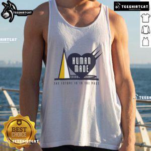 Alt Text: Official Human Made The Future Is In The Past tank top featuring a stylish design and bold graphic for trendy outfits.