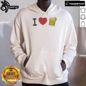 Official I Love Margarita Hoodie in vibrant colors, perfect for margarita lovers and casual wear enthusiasts.