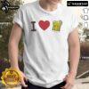 Official I Love Margarita T-Shirt featuring a bold graphic, perfect for margarita lovers and summer celebrations.