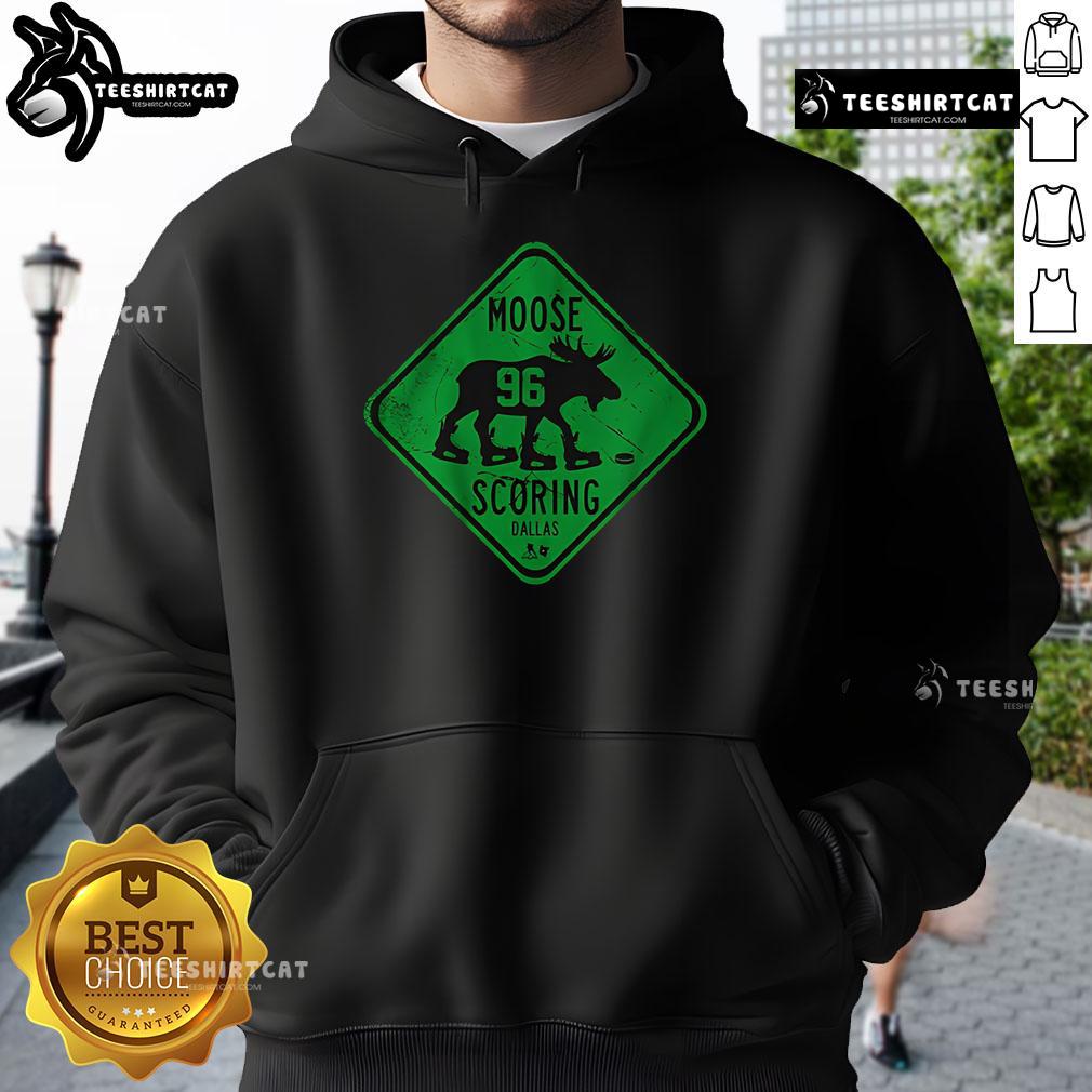 Alt Text: Official Mikko Rantanen Moose Scoring Sign Hoodie featuring unique design and vibrant colors for fans.