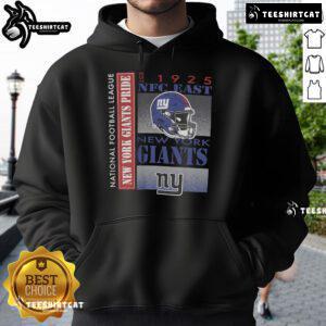 Alt Text: Official New York Giants NFC East hoodie est. 1925, featuring the team's logo and vibrant blue color, perfect for fans.
