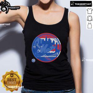Official New York Mets Puerto Rican Flag Logo Tank Top featuring vibrant colors and team branding for fans.