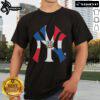 Official New York Yankees Dominican Republic Flag Logo T-Shirt featuring team logo and vibrant national colors.