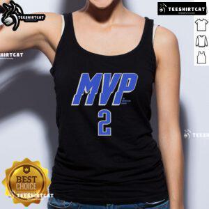 Official OKC MVP Thunder tank top featuring The Uncontested Podcast logo in vibrant colors for fans and supporters.