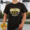 Official Oregon Ducks Softball 2025 NCAA Women's College World Series Bound T-Shirt featuring team colors and logo.