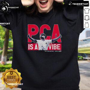 Official PCA is a vibe sweatshirt featuring Pete Crow-Armstrong, perfect for MLBPA fans and stylish casual wear.