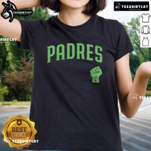 Official Padres Mental Health Awareness Month 2025 Ladies Tee featuring a stylish design promoting mental health.