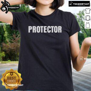 Official Protector Ladies Tee featuring a stylish design and comfortable fit, perfect for casual outings and everyday wear.