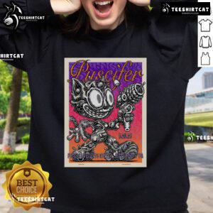 Official Puscifer sweatshirt from the May 20, 2025 concert at Petersen Events Center, featuring unique design.