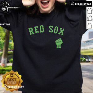 Alt Text: Official Red Sox Mental Health Awareness Month 2025 Sweatshirt featuring team logo and vibrant design.