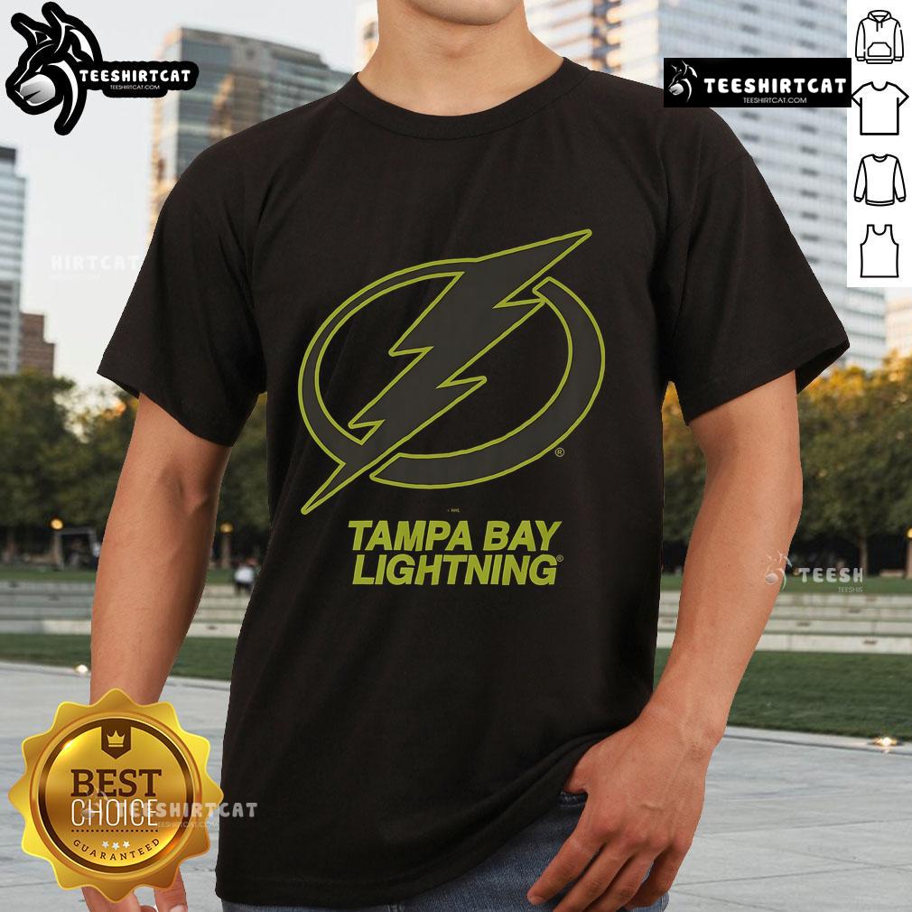 Official Tampa Bay Lightning Highlight Reel T-Shirt featuring team logo and vibrant graphics for fans and collectors.