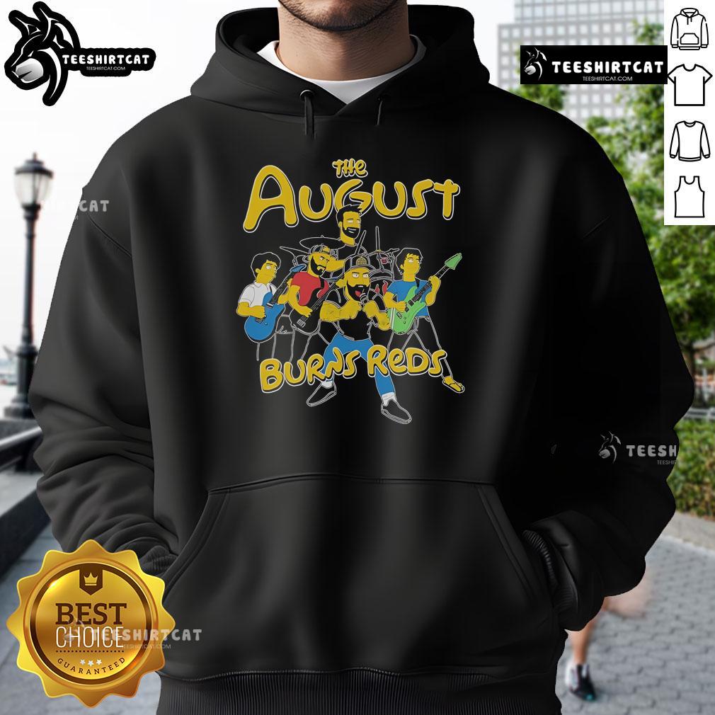 Official August Burns Red band hoodie featuring logo design, perfect for fans of the metalcore music scene.