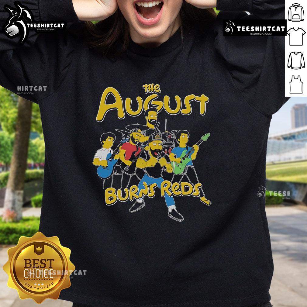 Official August Burns Red band sweatshirt featuring logo and design, perfect for fans of the metalcore music scene.