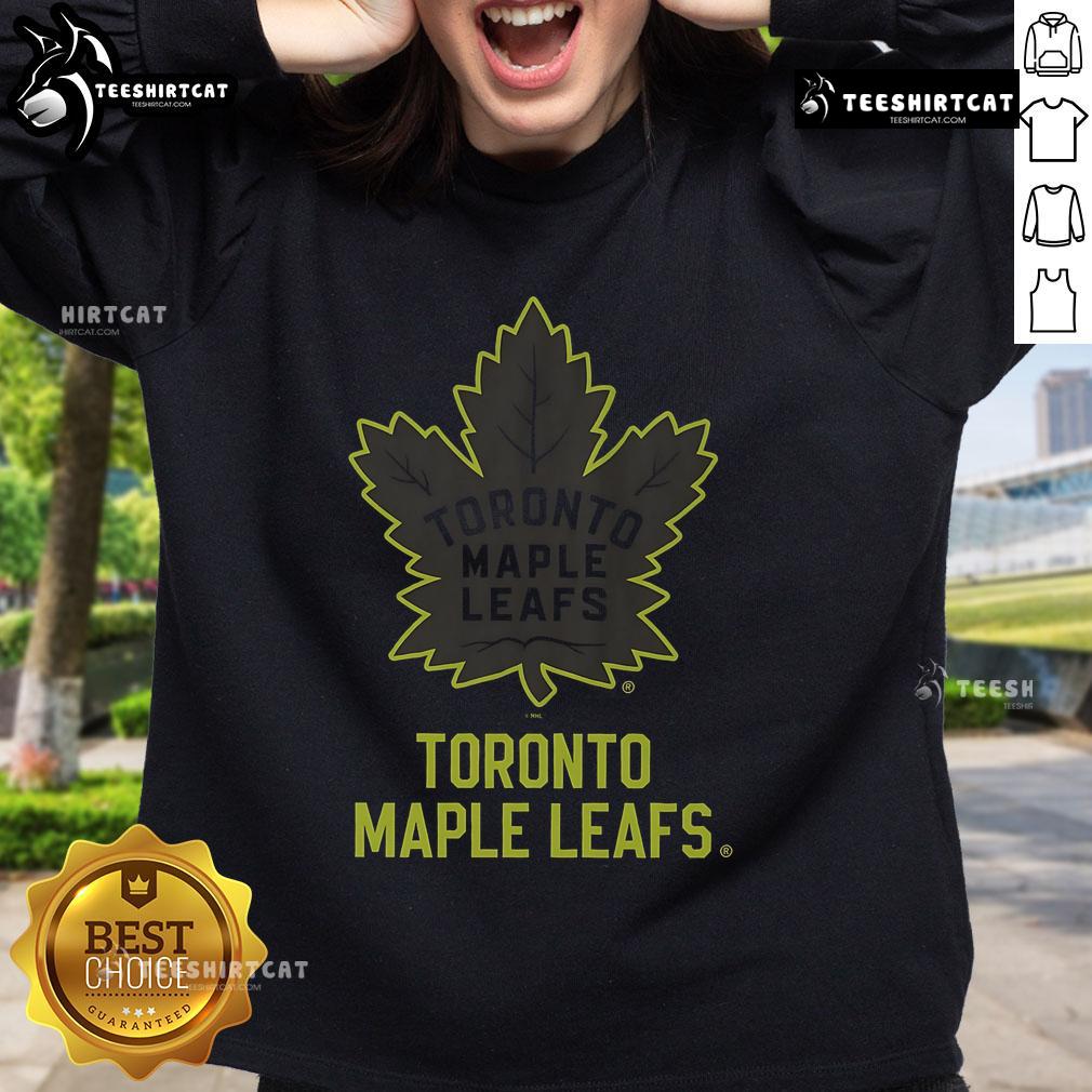 Official Toronto Maple Leafs Highlight Reel Sweatshirt featuring team logo and vibrant graphics for fans.