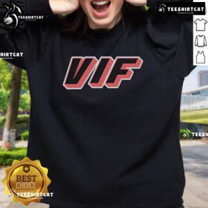 Official VIF logo sweatshirt in stylish design, perfect for fans of the VIF brand and casual wear enthusiasts.