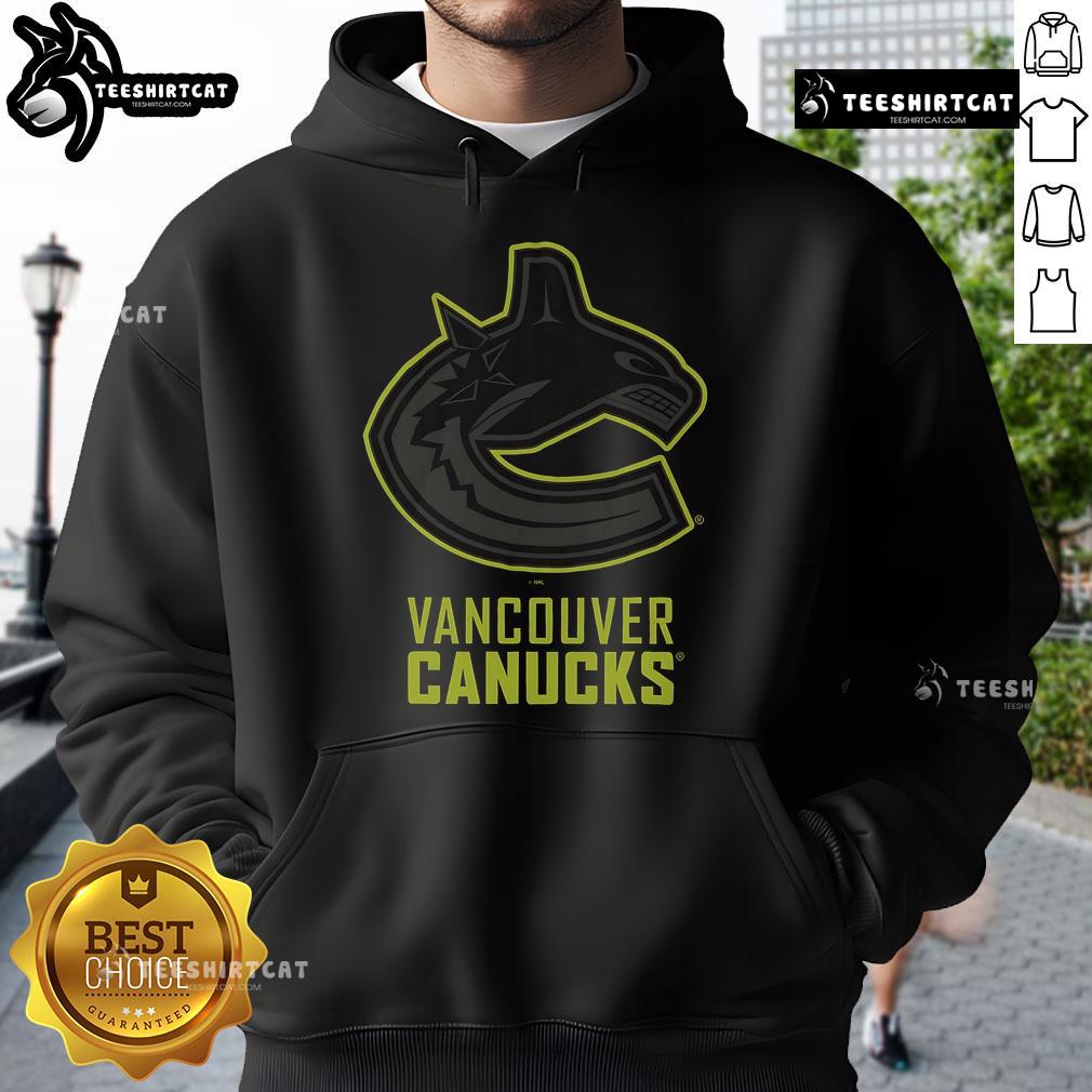 Official Vancouver Canucks Highlight Reel Hoodie showcasing team logo and stylish design for fans and supporters.