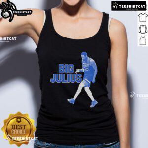Alt Text: Official vintage Julius Randle Minnesota Timberwolves tank top in blue, showcasing team logo and stylish design.