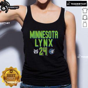 Official WNBA Minnesota Lynx Napheesa Collier tank top featuring team colors and player graphics.