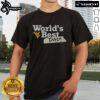 Official West Virginia Mountaineers World's Best Dad T-Shirt featuring logo and stylish design for proud dads.