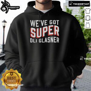 Official We've Got Super Oli Glasner Hoodie featuring vibrant design and comfortable fit for fans and supporters.