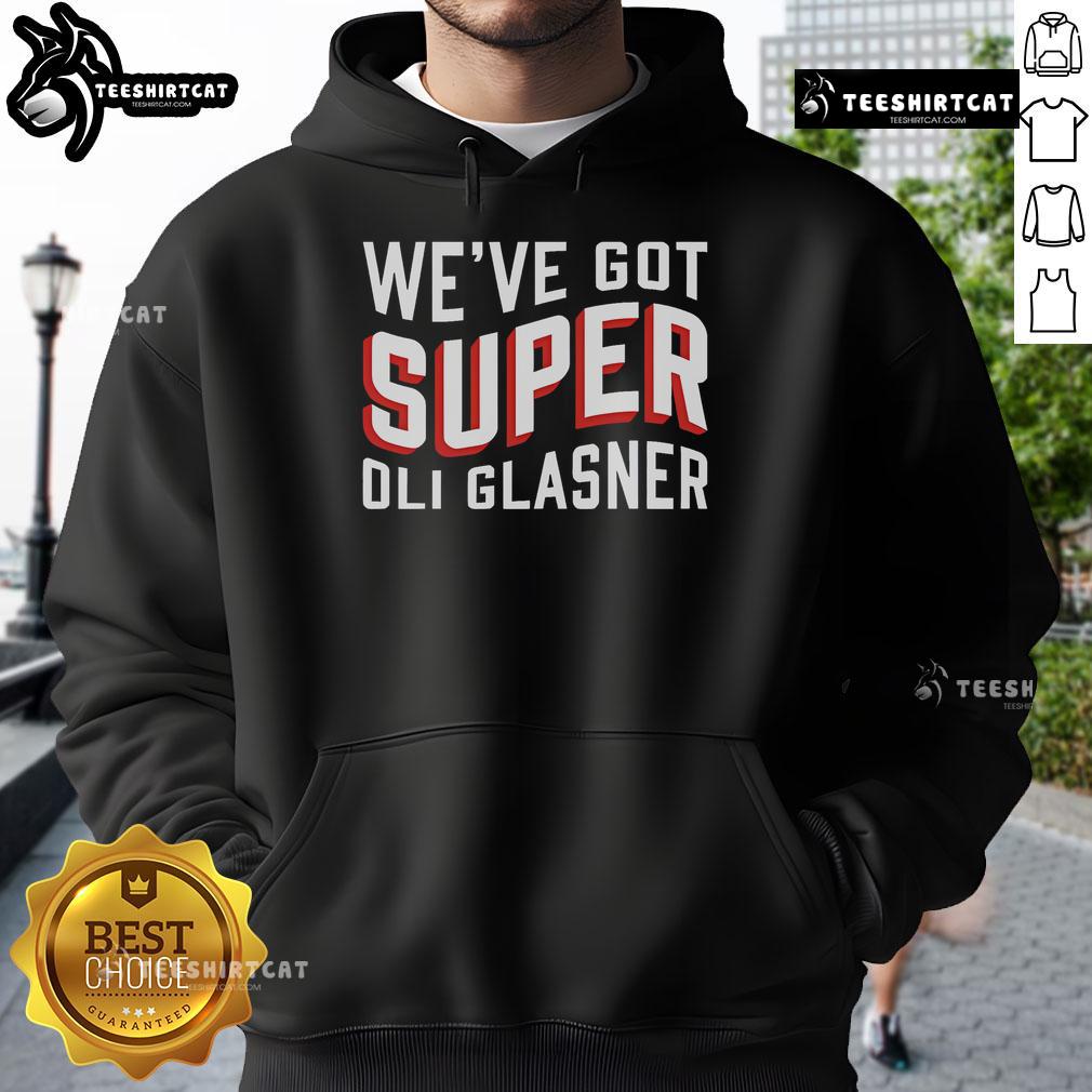 Official We've Got Super Oli Glasner Hoodie featuring vibrant design and comfortable fit for fans and supporters.