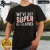 Alt Text: Official We've Got Super Oli Glasner T-Shirt featuring a bold graphic design celebrating the iconic coach.