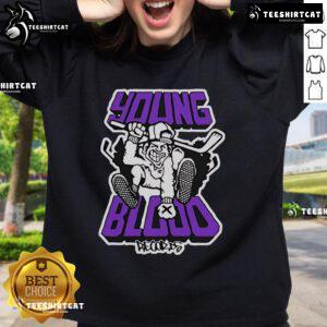 Official Youngblood Walrave Records sweatshirt featuring a stylish design and vibrant colors for music lovers.