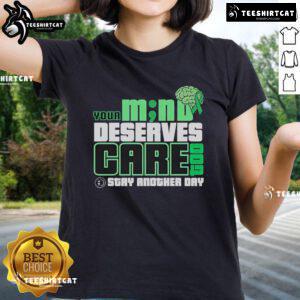 Official Your M No Deserves Gare Stay Another Day Ladies Tee in stylish design, perfect for casual wear and everyday comfort.