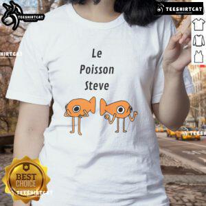 Original Fish Le Poisson Steve Ladies Tee featuring a whimsical fish design, perfect for casual and quirky outfits.