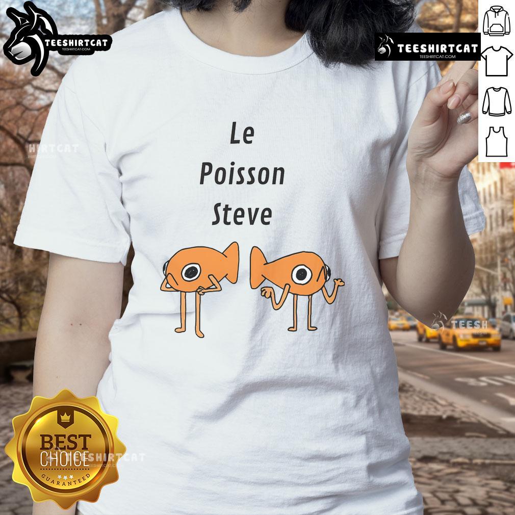 Original Fish Le Poisson Steve Ladies Tee featuring a whimsical fish design, perfect for casual and quirky outfits.