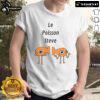 Original Fish Le Poisson Steve T-Shirt featuring a playful cartoon fish design, perfect for seafood lovers and humor enthusiasts.