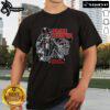 Alt Text: Premium Alice Cooper Too Close For Comfort Ringmaster Tour 2025 Skeleton T-Shirt featuring a vibrant skeleton design.