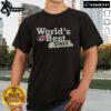 Alt Text: Premium Carolina Hurricanes World's Best Dad T-Shirt featuring vibrant team colors and a stylish design for hockey fans.