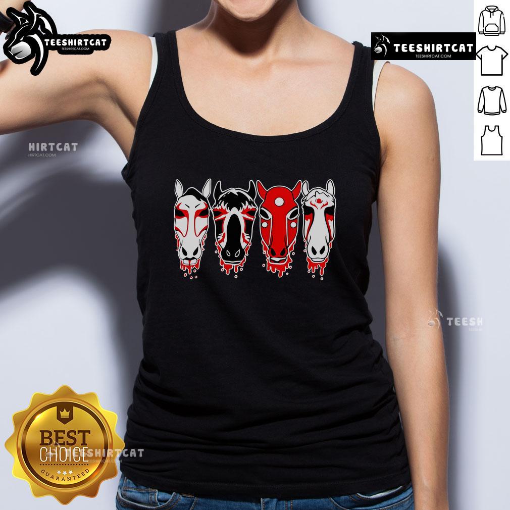 Premium Daikaiju equine type tank top featuring a unique design, perfect for casual wear and anime enthusiasts.