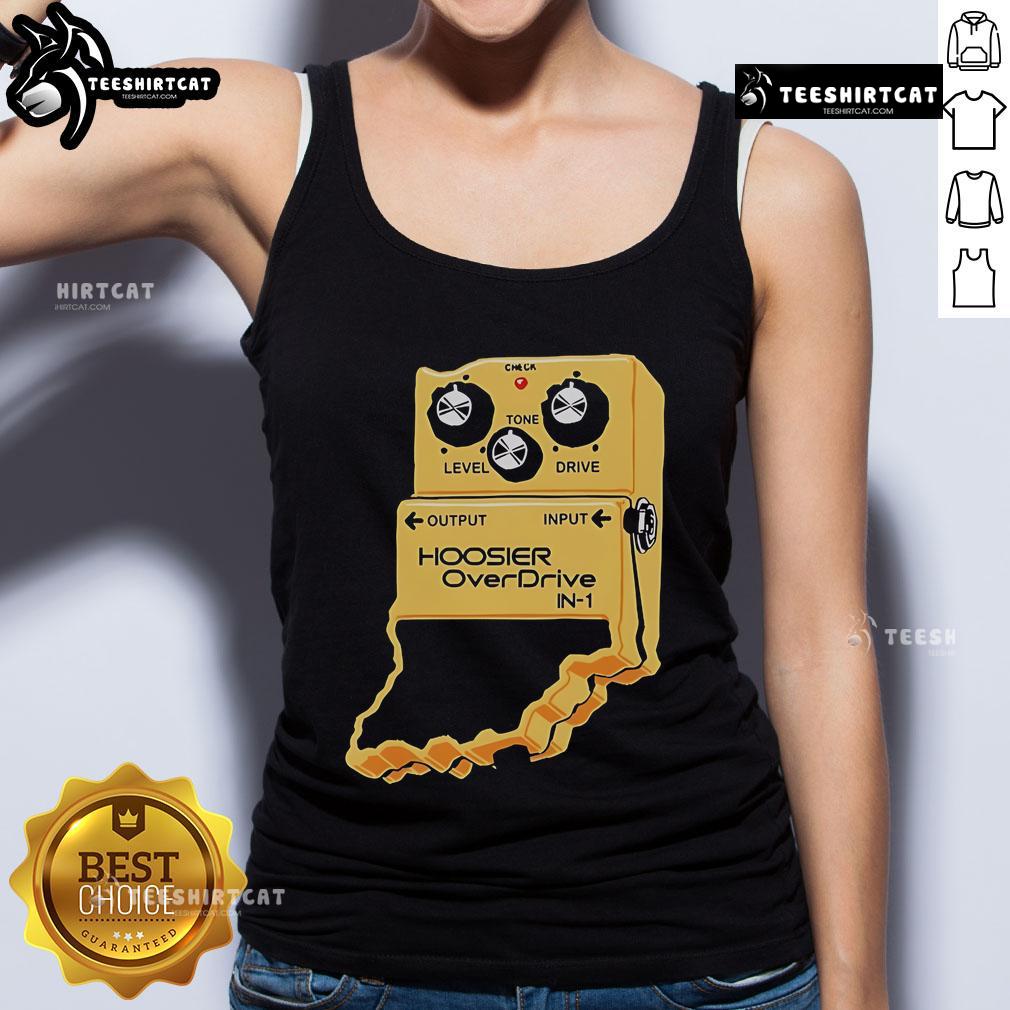 Premium Hoosier OverDrive Tank Top in vibrant colors, perfect for casual wear and summer outings.