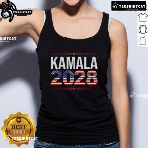 Premium Kamala For President 2028 retro Harris tank top featuring bold graphics and a stylish design for supporters.