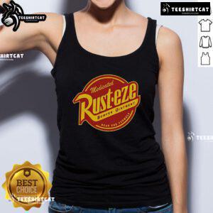 Premium Medicated Rust Eze Bumper Ointment Tank Top featuring a stylish design for automotive enthusiasts.