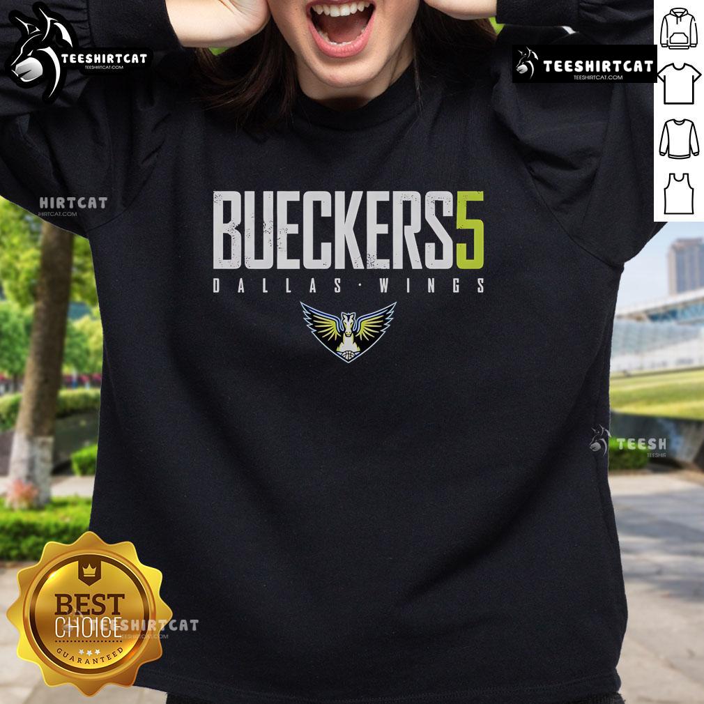 Premium Paige Bueckers Dallas Wings sweatshirt featuring stylish design and vibrant team colors, perfect for fans.