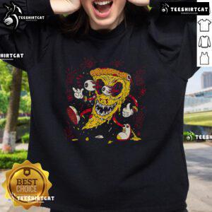 Premium Pizza Monster Sweatshirt featuring a vibrant pizza monster graphic on a cozy, stylish hoodie.