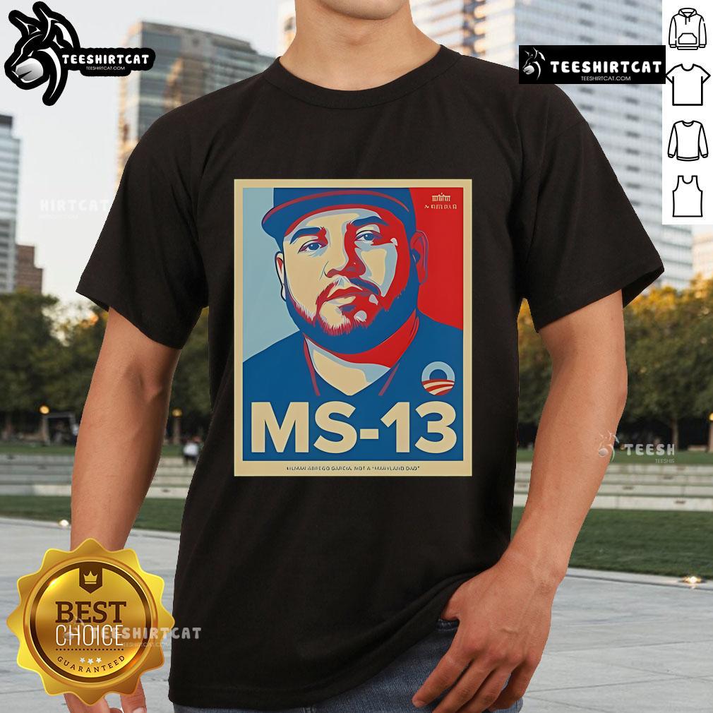 Premium The White House Not Maryland Dad Ms 13 T-Shirt showcasing a stylish design for proud dads and fans.