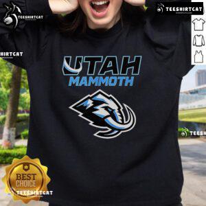 Alt Text: Premium Utah Mammoth Logo 2025 Sweatshirt featuring a stylish design and vibrant colors for ultimate comfort.