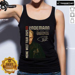 Alt Text: Till Lindemann Meine Welt Tour 2025 Rundhals Tank Top featuring a stylish two-sided design.