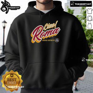 Top Ciao Roma Amore Infinito Hoodie featuring a stylish design and vibrant colors for a trendy look.